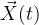 $\vec{X}(t)$