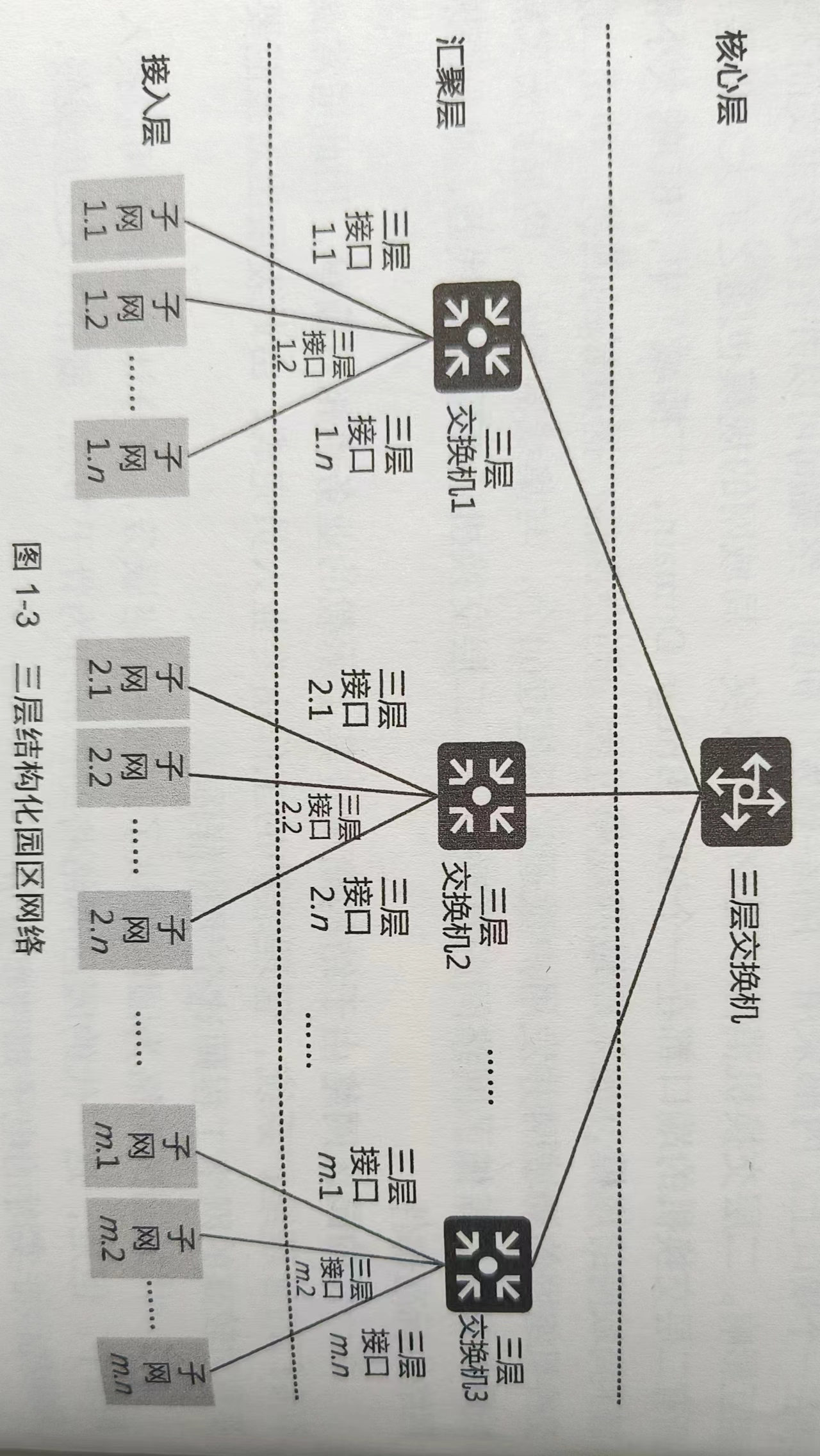 三层结构化园区网络