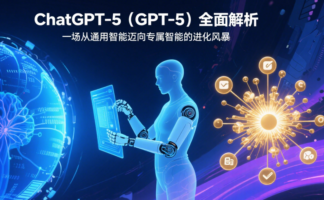 ChatGPT-5（GPT-5）全面解析：一场从通用智能迈向专属智能的进化风暴，正在重塑人类与机器的协作边界