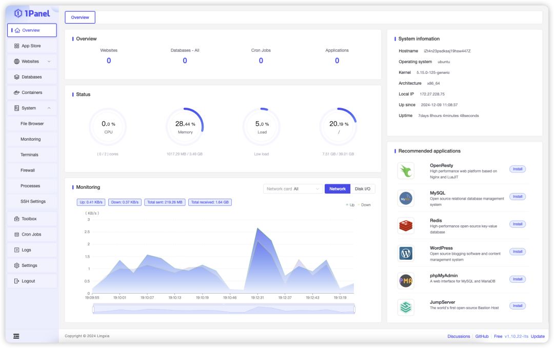 推荐几个不错的 Linux 服务器管理工具