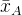 \bar{x}_A
