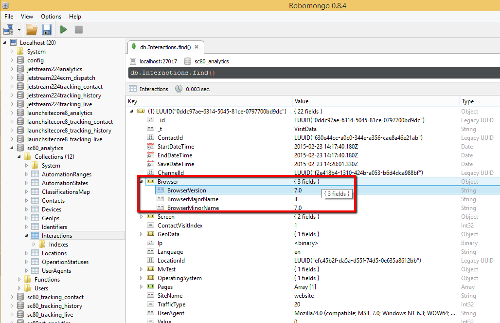 Sitecore 8.2 扩展体验分析报告