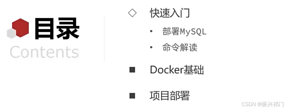 Docker快速入门到项目部署