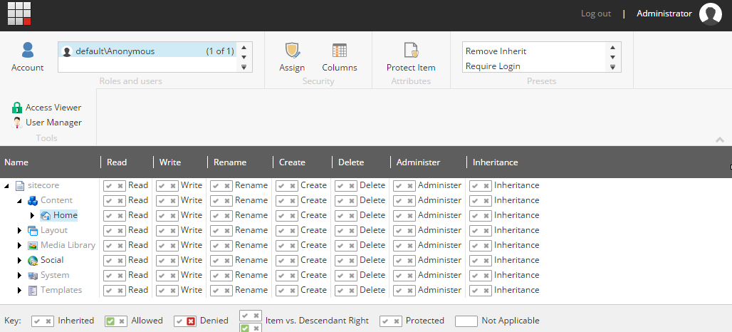 Sitecore 8.2 安全性第2部分：安全性编辑器和Access Viewer