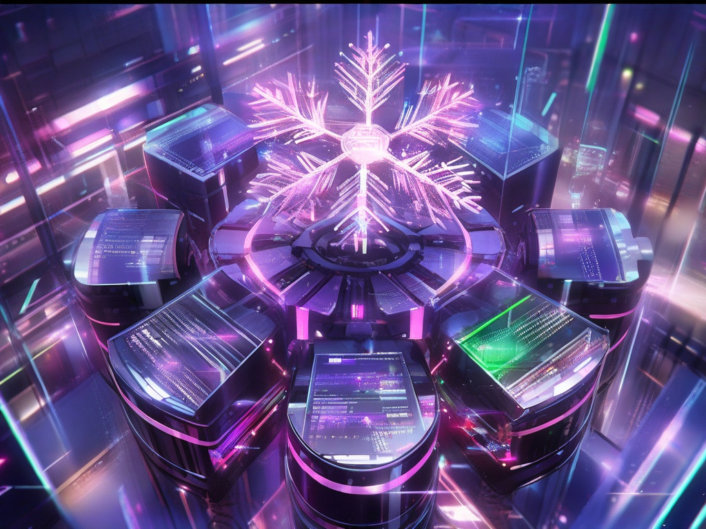 雪花模式多层次结构示意图