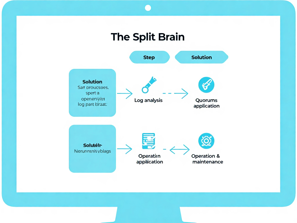 脑裂处理步骤流程图