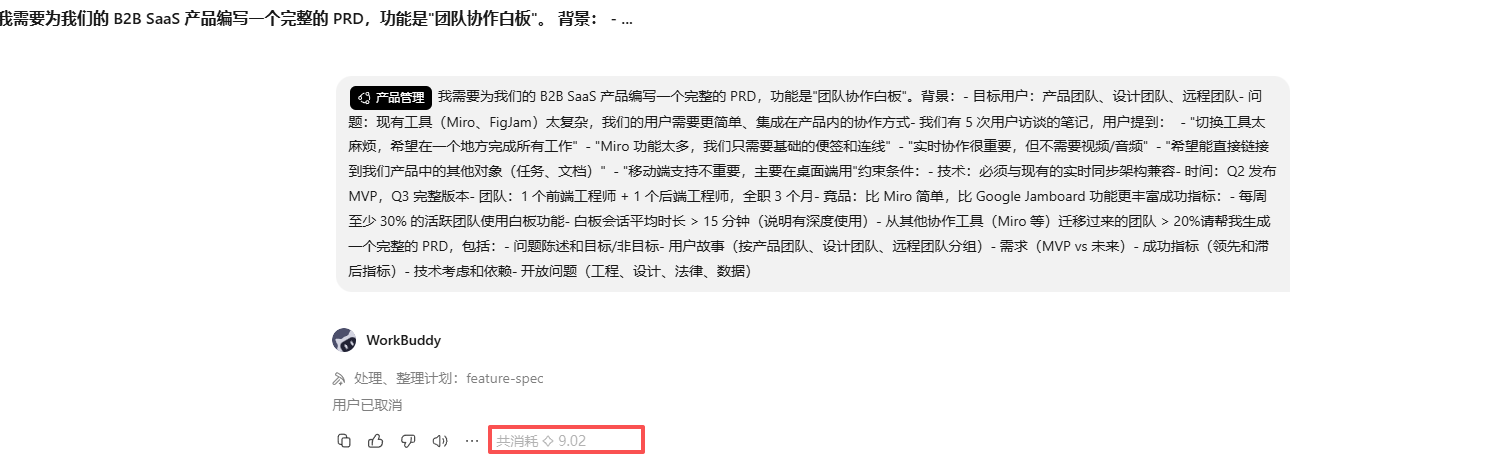 产品管理的花费