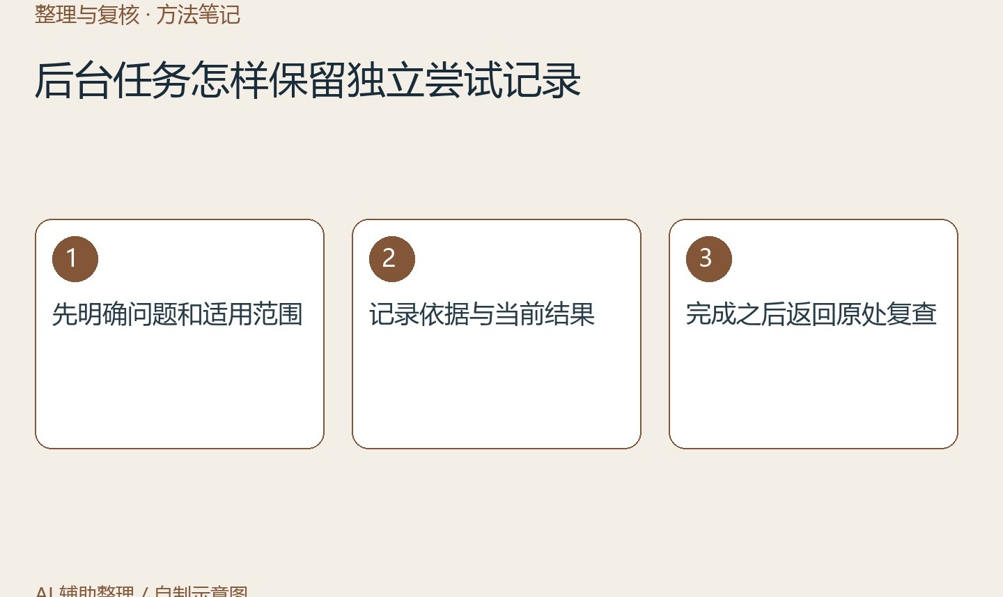 异步记录怎样区分过程与结果 0915