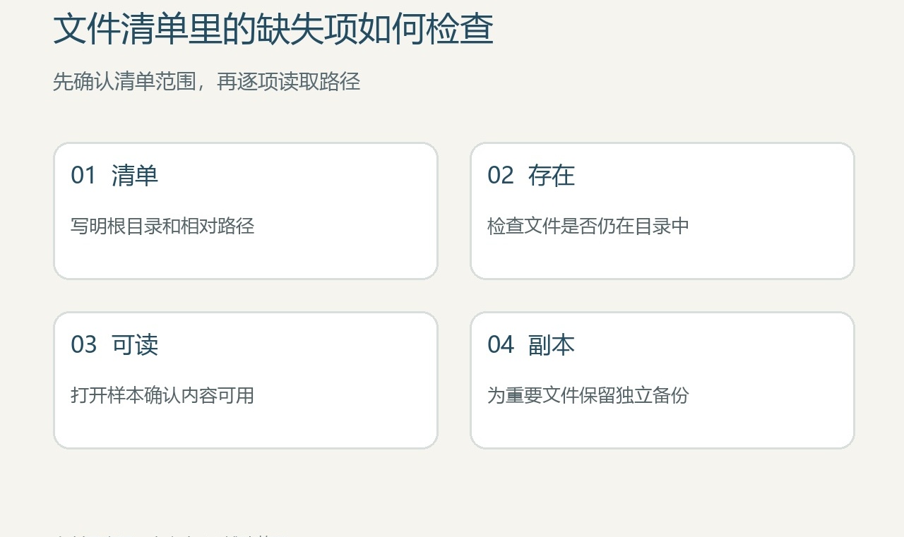用Python检查清单中的缺失文件