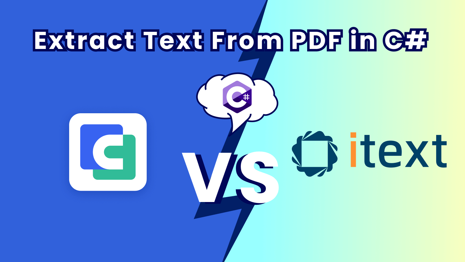使用 iTextSharp VS ComPDFKit 在 C# 中从 PDF 中提取文本