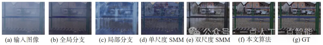 图8 在低分辨率图像上的消融结果