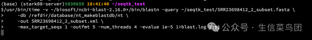 blastn