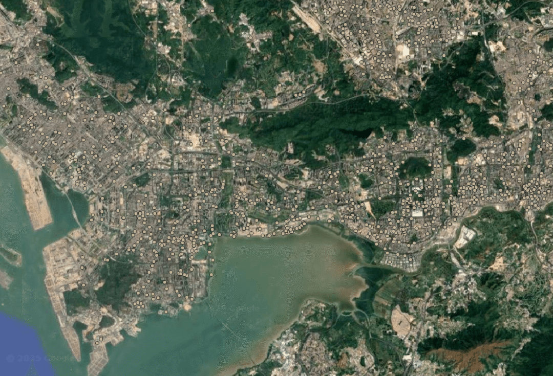 原始坐标经GCJ02->WGS84转换后，与谷歌卫星影像（WGS-84）底图完美贴合