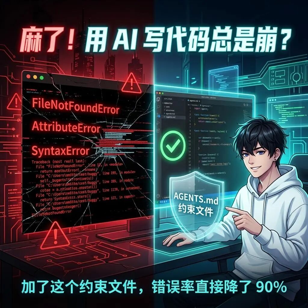 麻了用AI写代码总是崩封面图