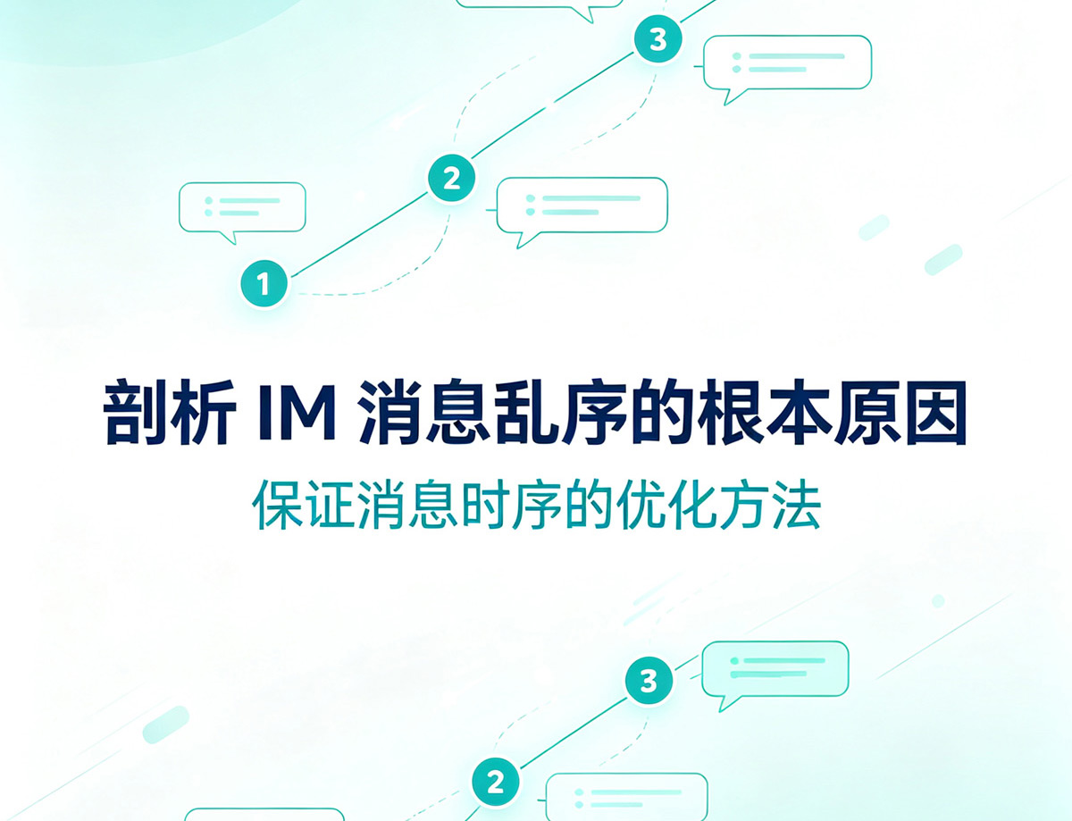 深度剖析IM消息乱序的根本原因及优化方法