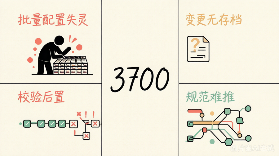 UI配置治理在3700条规模下的四个短板