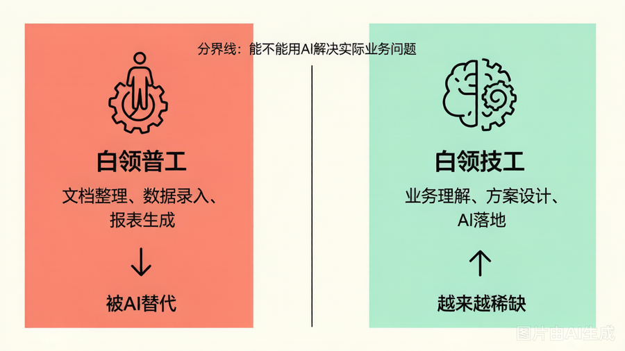 白领职业分化