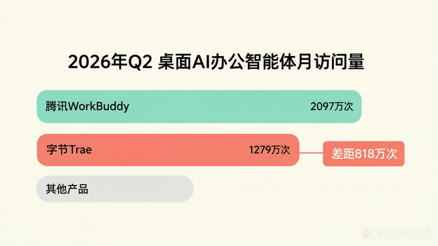 桌面Agent市场份额对比
