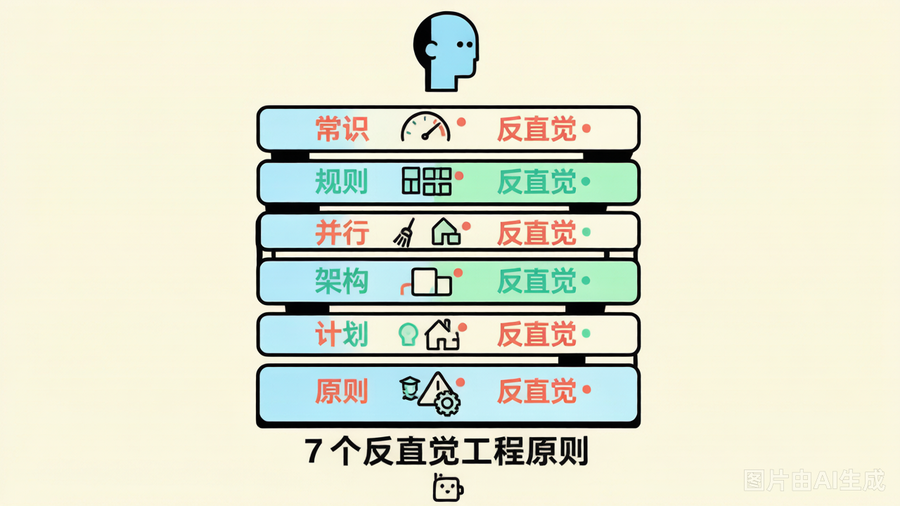 7 个反直觉工程原则概览