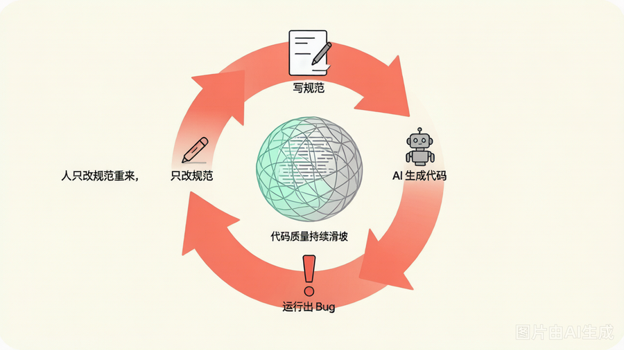 规范转代码循环:只改规范不看代码,代码质量持续滑坡