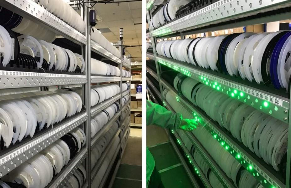 亮灯拣货系统是物联网、传感器技术与仓储管理系统