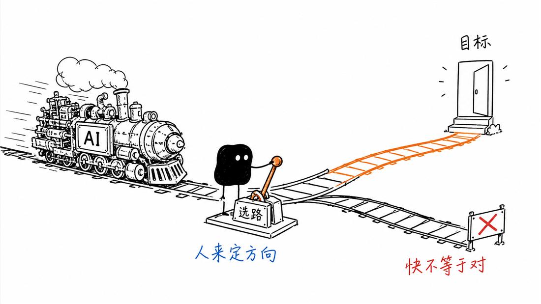 小黑为AI列车选择路线，表达人来定义目标