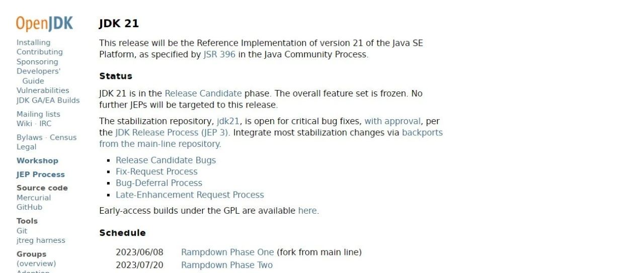 JDK21昨天发布了！面试官：来，谈下jdk21的新特性！