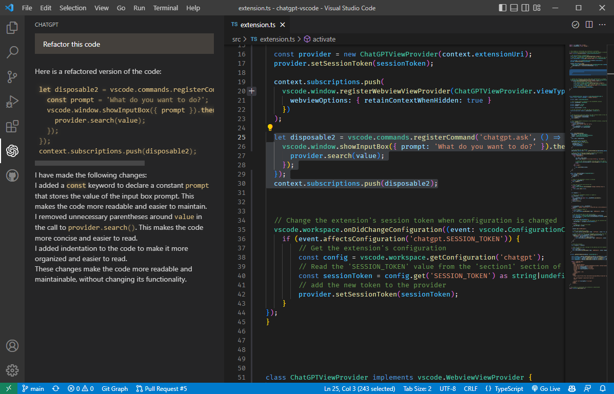 让AI写代码！VSCode ChatGPT插件：快速获取 OpenAI API Key 并使用-腾讯云开发者社区-腾讯云