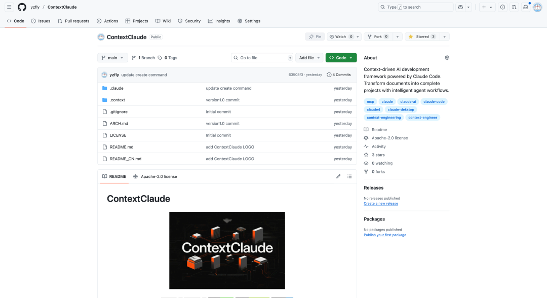 https://github.com/yzfly/contextclaude