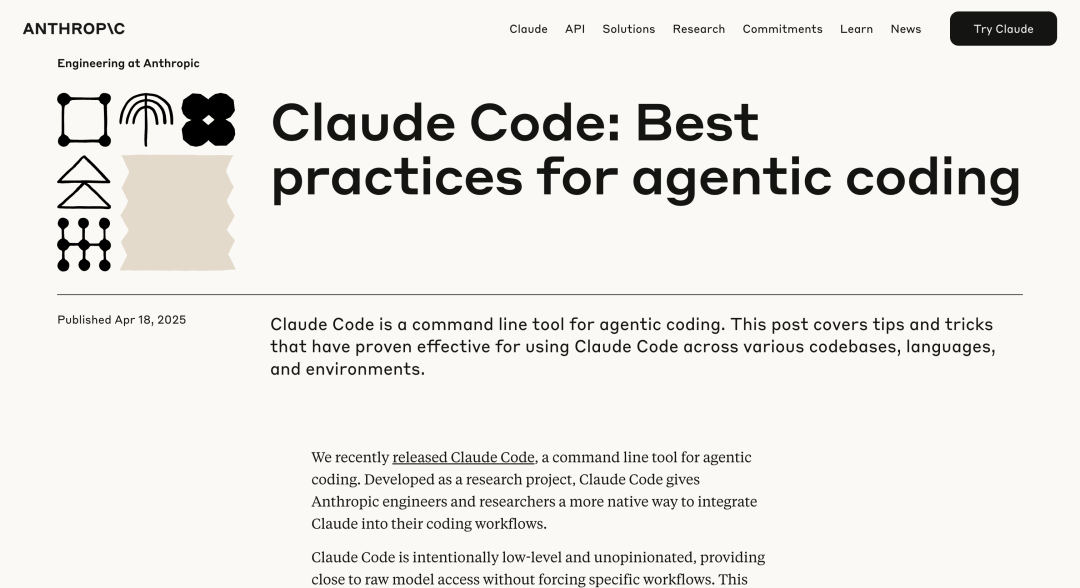 https://www.anthropic.com/engineering/claude-code-best-practices