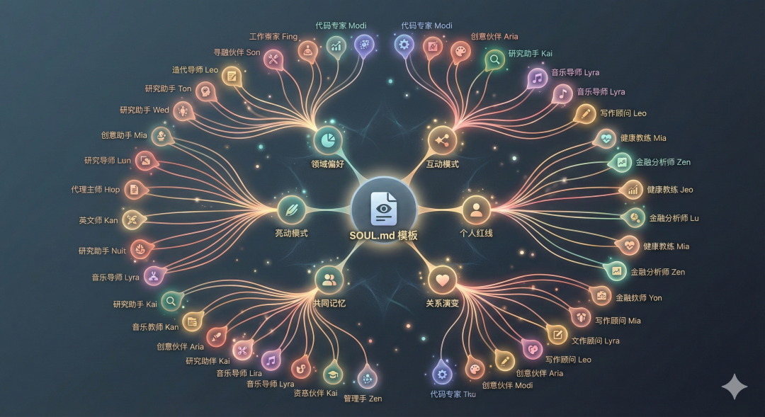 进化网络图 - 一万个方向