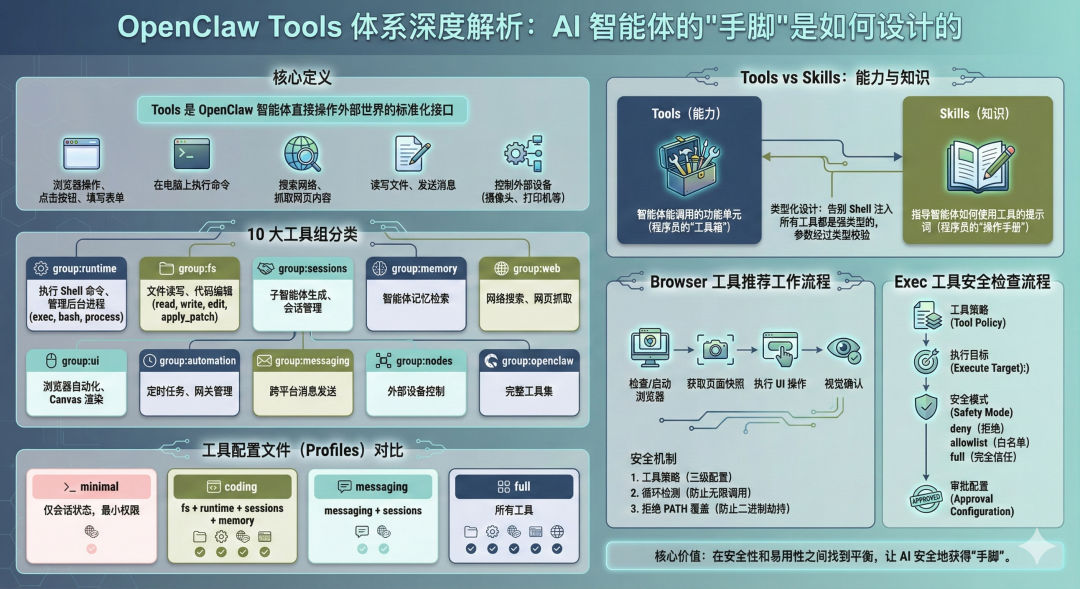 OpenClaw Tools 体系全貌