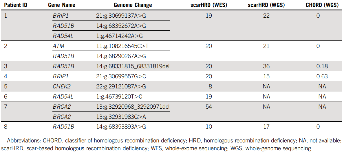 图5  HR-DDR基因变异对应的HRD评分及免疫特征
