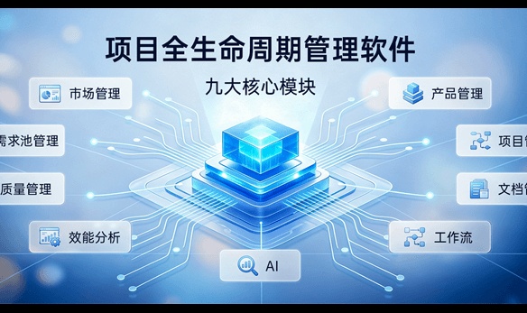 项目全生命周期管理软件的九大核心模块，一文讲透！