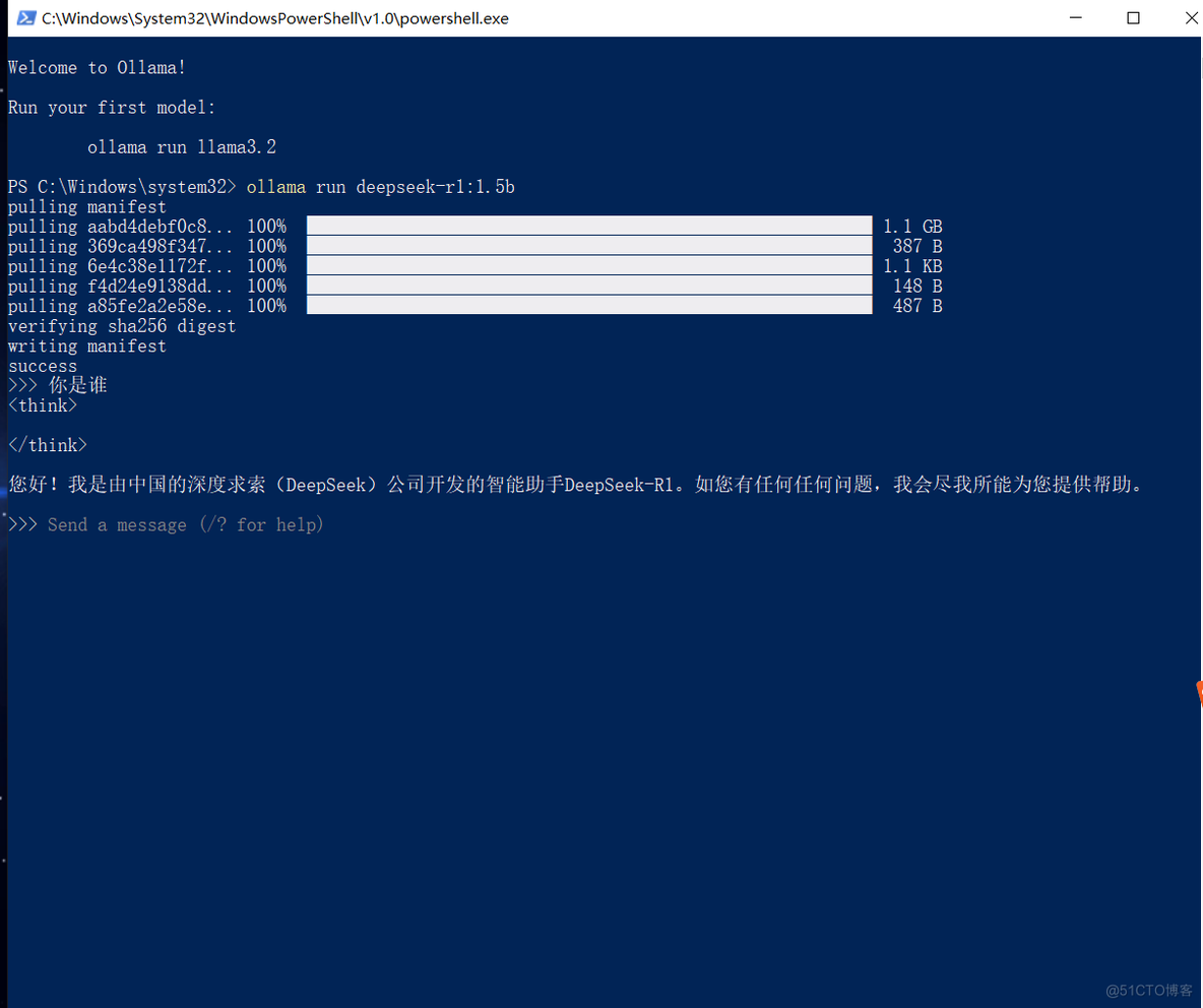 【人工智能】学会这几个命令，你也能快速完成DeepSeek R1的本地部署！！！_Ollama_08