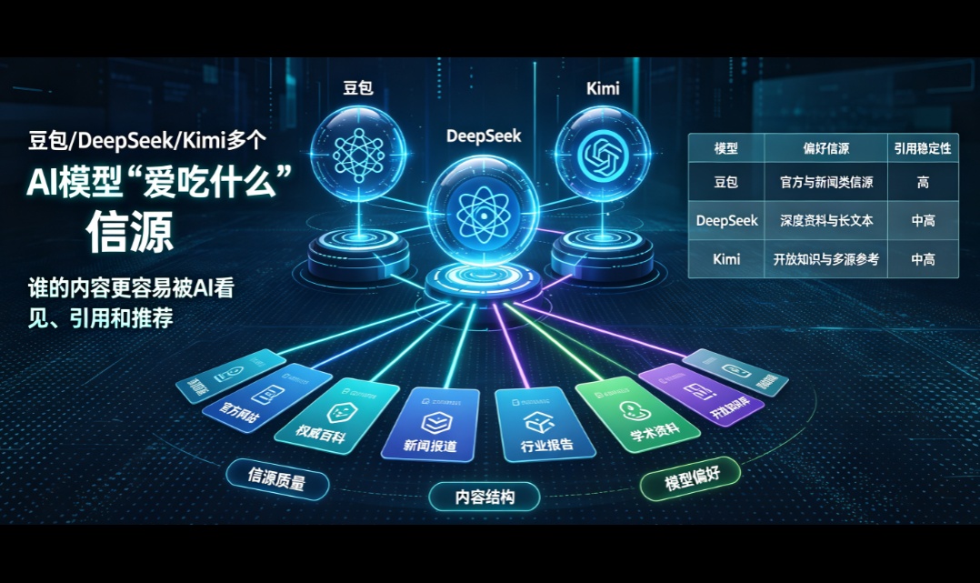 各大AI平台信源规则分化：你的内容正在被&ldquo;挑食&rdquo;