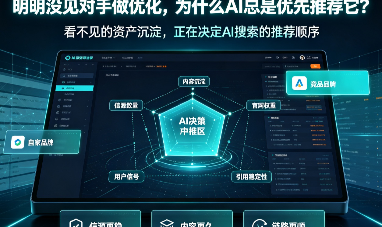 明明没见对手做优化，为什么AI总是优先推荐它？