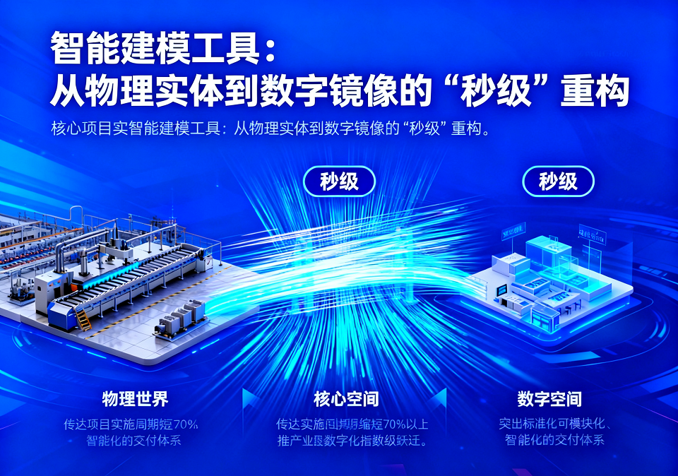 数字孪生极速交付的三大核心工具：建模、仿真、数据管理与可视化，促进产业数字化指数级跃迁
