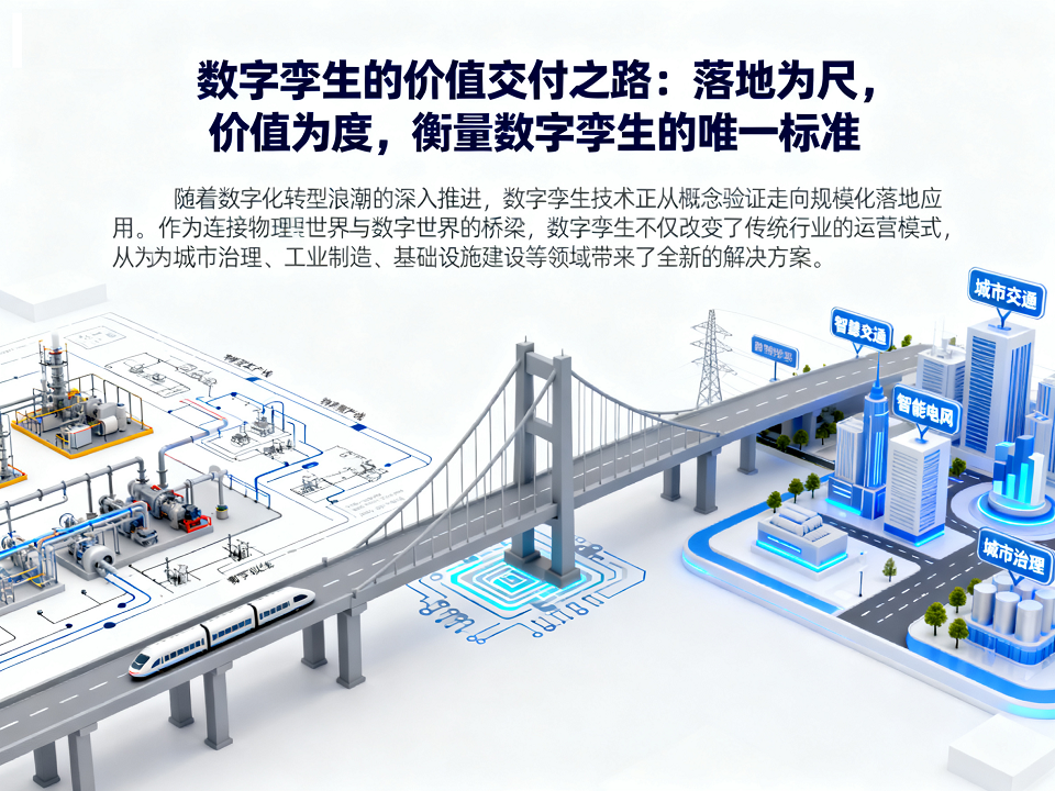 数字孪生的价值交付之路：落地为尺，价值为度，衡量数字孪生的唯一标准