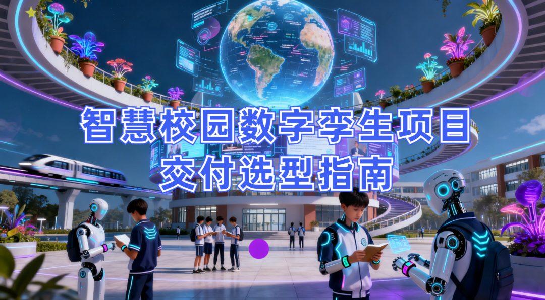 智慧校园数字孪生选型指南：选对平台做好交付，从平台适配到交付落地的全流程解决方案