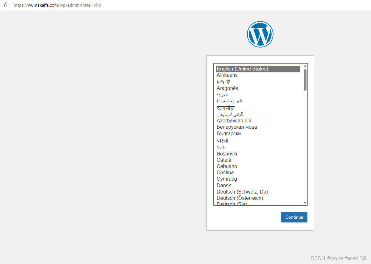 安装SSL后访问WordPress
