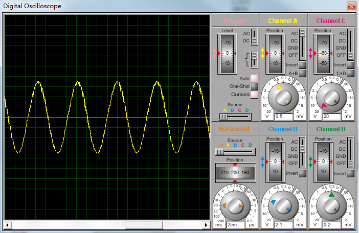 系统输出10Hz的正弦波