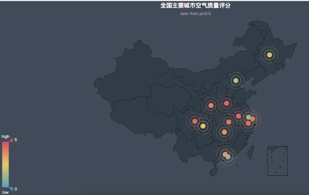 pyecharts中国人口地图
