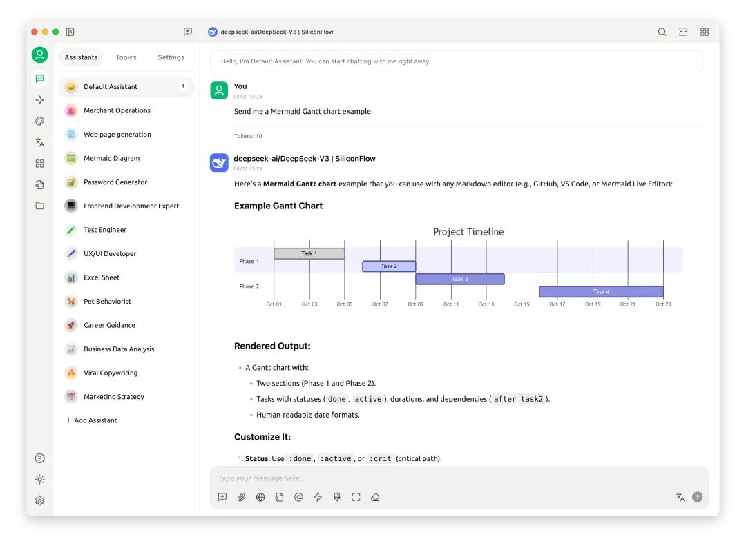 Cherry Studio Dashboard