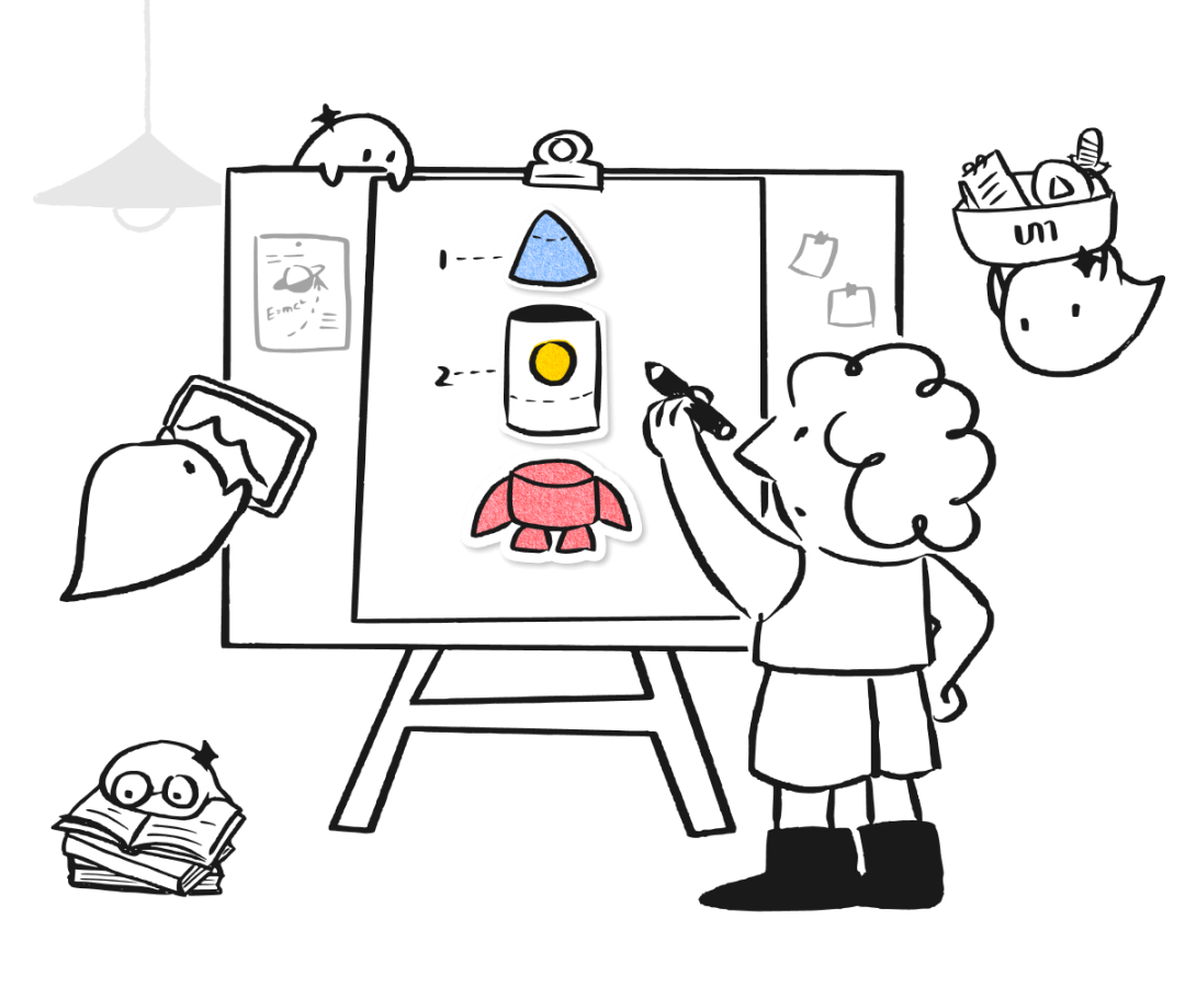 Illustration of YouMind generation feature