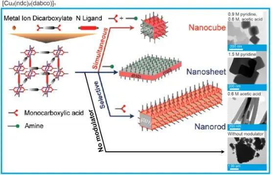 不同pH下形成的不同形态