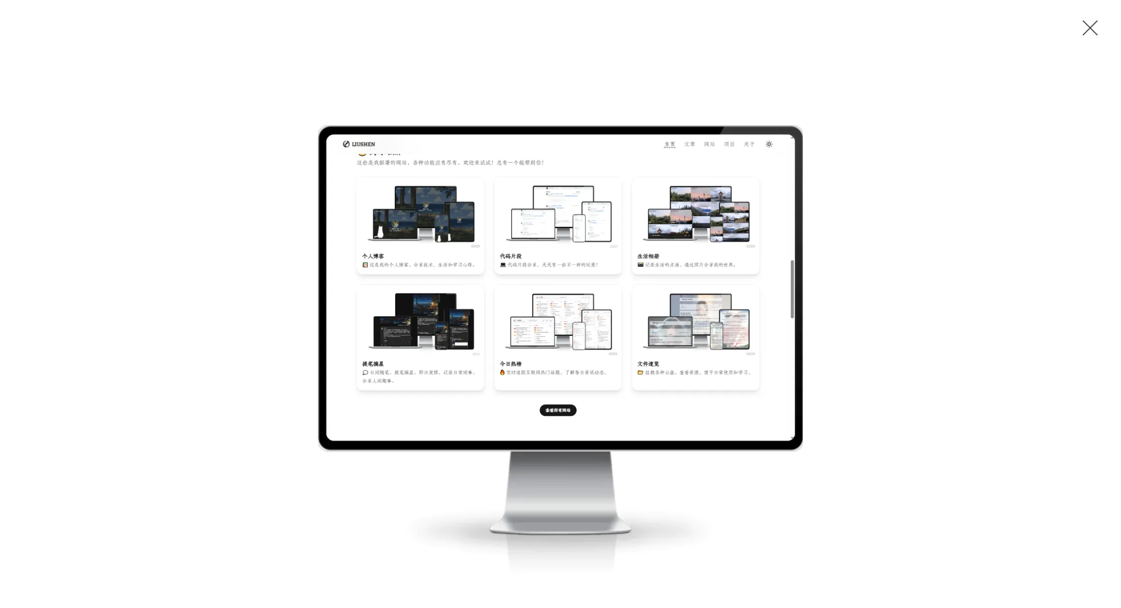 展开某个缩略图