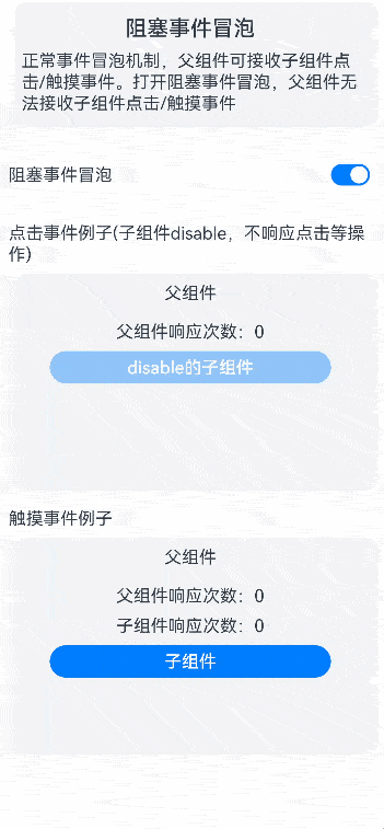 纯血鸿蒙APP实战开发——阻塞事件冒泡