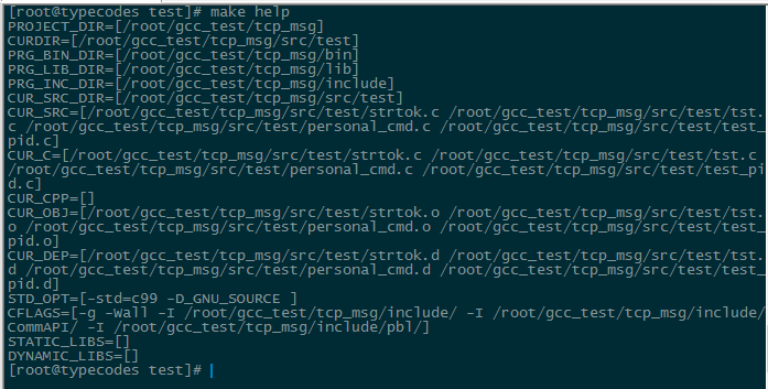 Linux C/C++工程中可生成ELF、动/静态库文件的通用Makefile