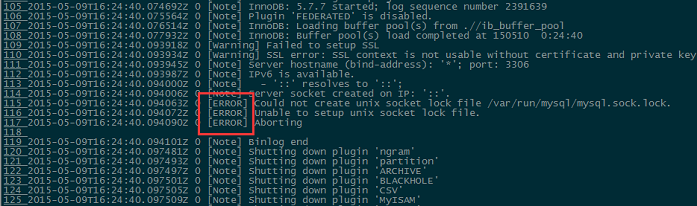 MySQL编译安装时常见错误分析